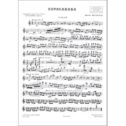 Saudades Do Brazil N 2 Copacabana : Pour Violon & Piano